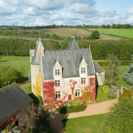 Holiday home Manor House, Huge Park, Le Mans Area Saint-Germain-de-Coulamer